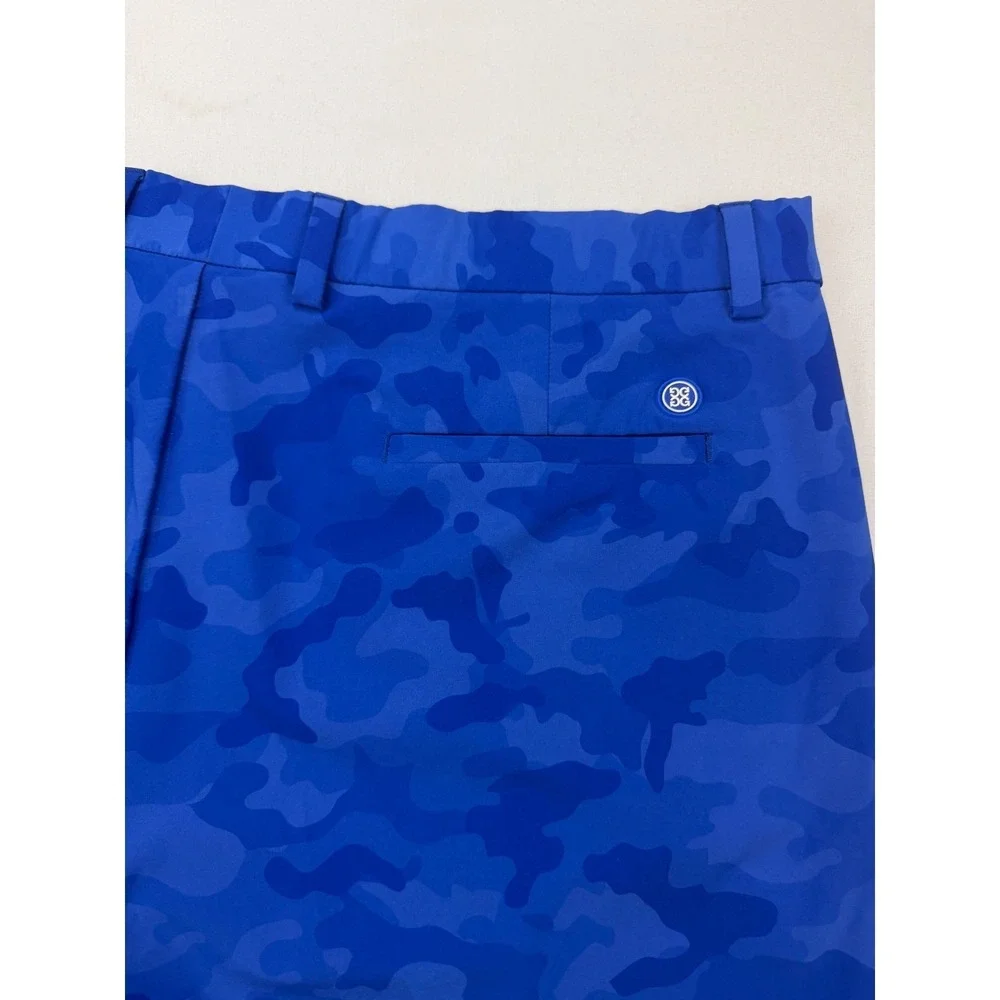 G/FORE Mens‎ Blue Camo Golf Shorts Size 40 Performance Technical Camouflage